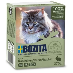 Bozita kassikonserv Rabbit (jäneseliha) in Jelly 6x370g