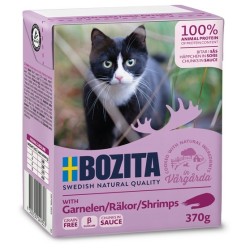 Bozita kassikonserv Shrimps in Sauce 6x370g