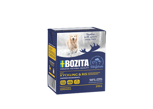 Bozita koeratoit Chicken & Rice 12x370g
