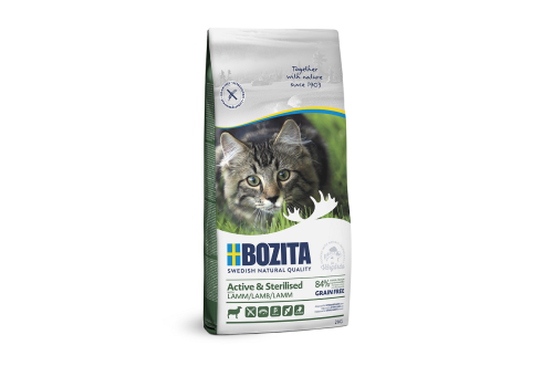 Bozita Active & Sterilised Grain Free Lamb kassitoit 4kg