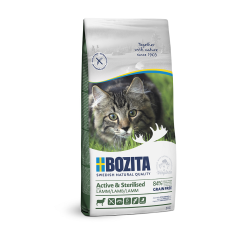 Bozita Active & Sterilised Grain Free Lamb kassitoit 4kg