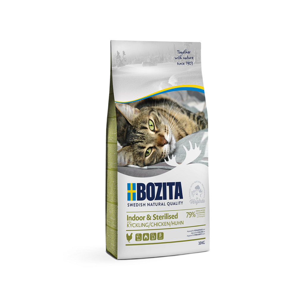 Bozita Indoor & Sterilised Chicken kassitoit 10kg