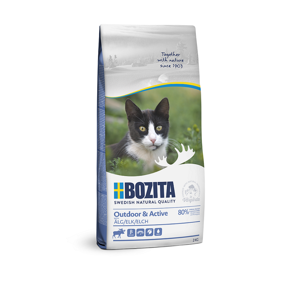 Bozita Outdoor & Active Elk kassitoit 4kg