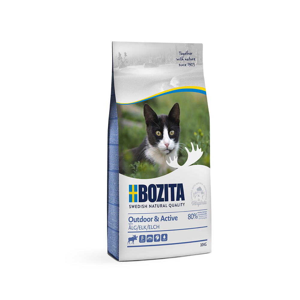 Bozita Outdoor & Active Elk kassitoit 10kg