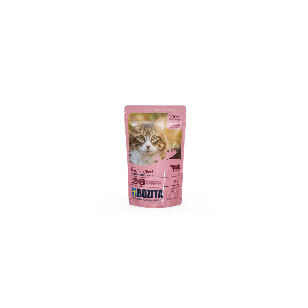 BOZITA VEISELIHA TÜKID KASTMES kassi täissööt 12x85g