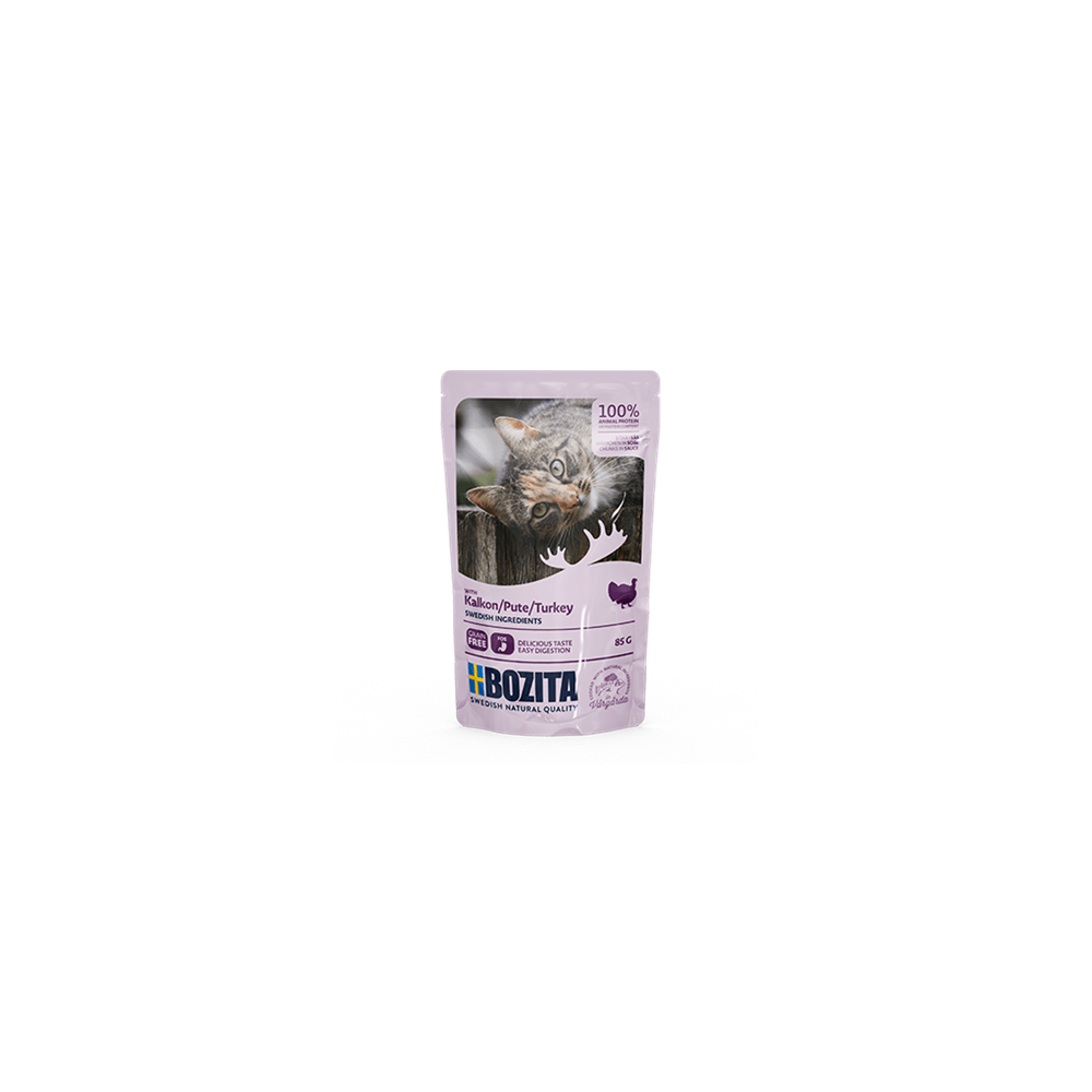 BOZITA KALKUNI TÜKID KASTMES kassi täissööt 12x85g