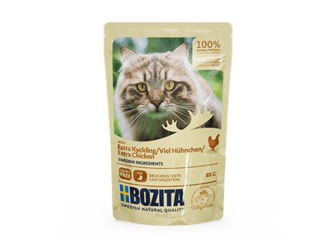 Bozita Extra Chicken in Sauce kassi täissööt 12x85g