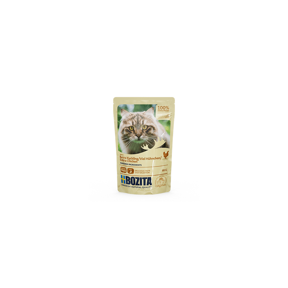 Bozita Extra Chicken in Sauce kassi täissööt 12x85g
