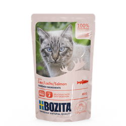 BOZITA LÕHE TÜKID KASTMES kassi täissööt 12x85g