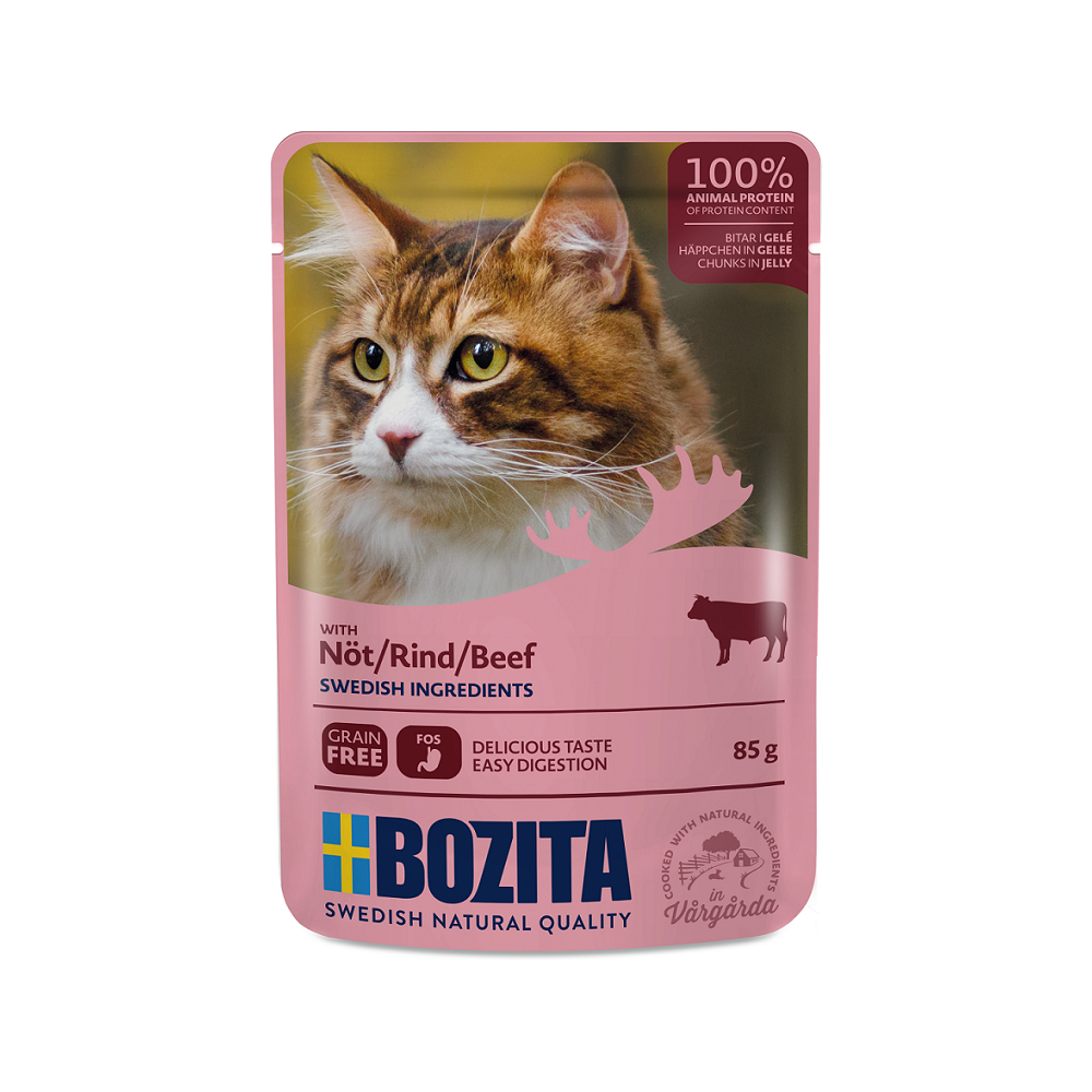 BOZITA VEISELIHA TÜKID ŽELEES kassi täissööt 12x85g