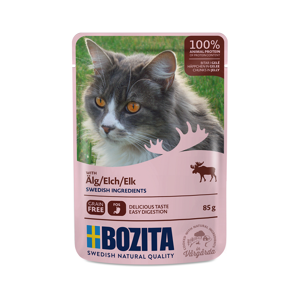 BOZITA PÕDRALIHA TÜKID ŽELEES kassi täissööt 12x85g