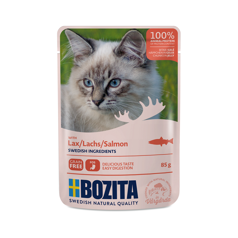 BOZITA LÕHE TÜKID ŽELEES kassi täissööt 12x85g