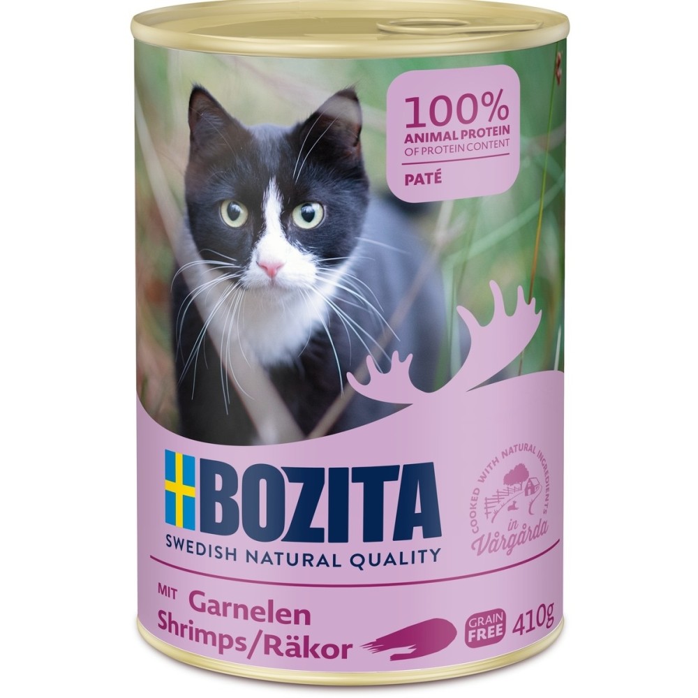 Bozita kassikonserv Paté with Shrimps 6x400g