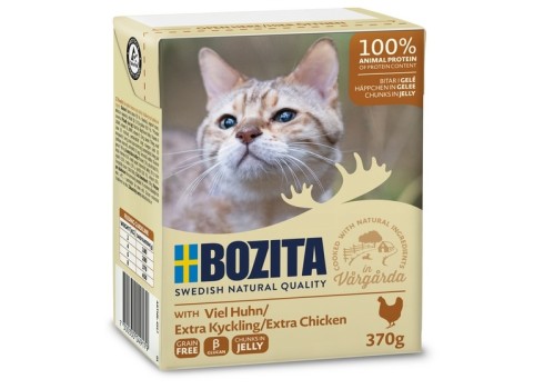 Bozita kassikonserv Extra Chicken in Jelly 12x370g
