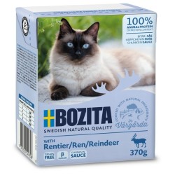 Bozita kassikonserv Reindeer (põhjapõdraliha) in sauce 12x370g