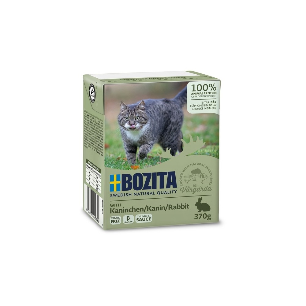 Bozita kassikonserv Rabbit in Sauce 12x370g