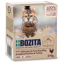 Bozita kassikonserv Chicken & Turkey in sauce 12x370g