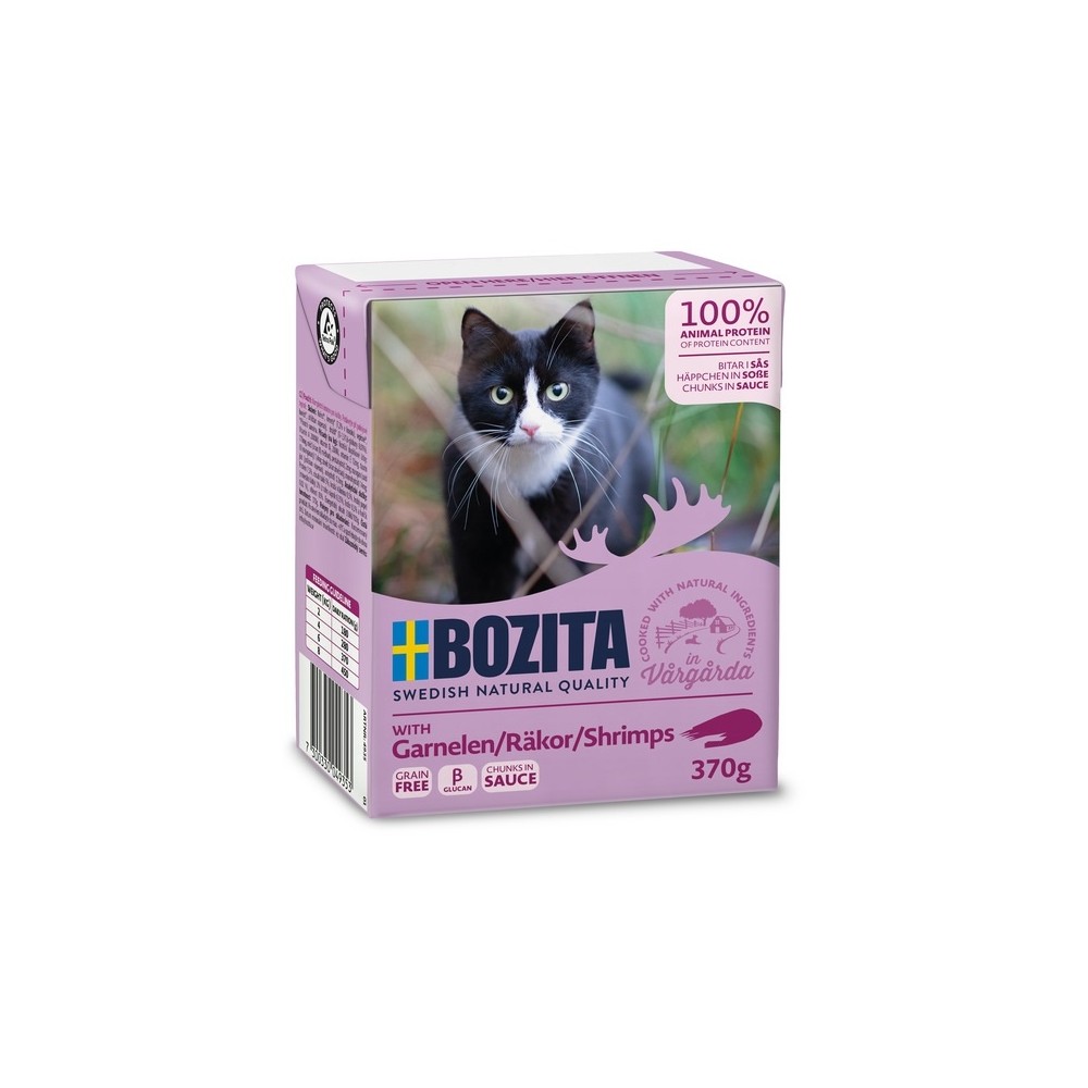 Bozita kassikonserv Shrimps in Sauce 12x370g