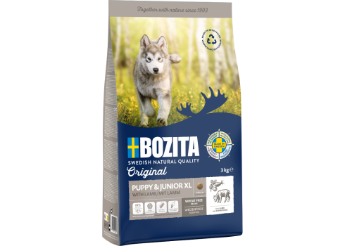 Bozita Original Puppy&Junior Lamb XL koeratoit 3kg