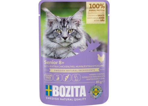 Bozita Senior 8+ Multibox Meat in Sauce kassi täissööt 12x85g
