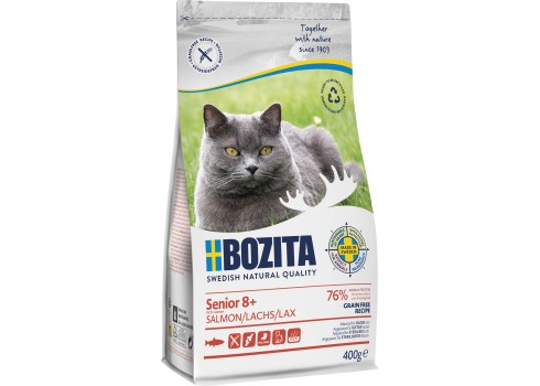Bozita Grain Free Senior 8+ Salmon kassitoit 2*2kg