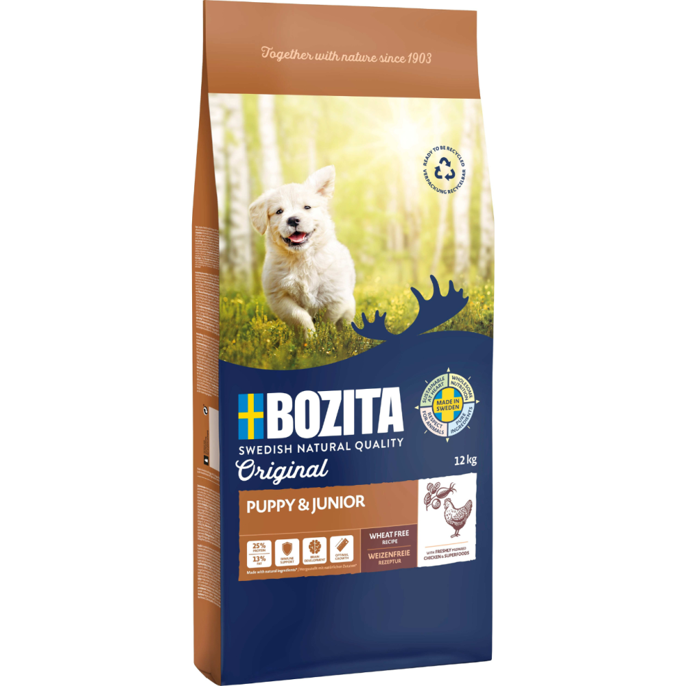 Bozita Original Puppy&Junior koeratoit 12kg