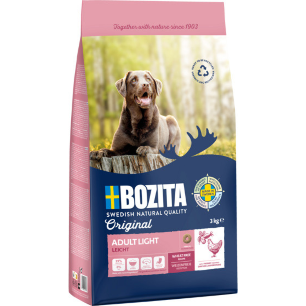 Bozita Original Adult Light nisuvaba koeratoit 3kg