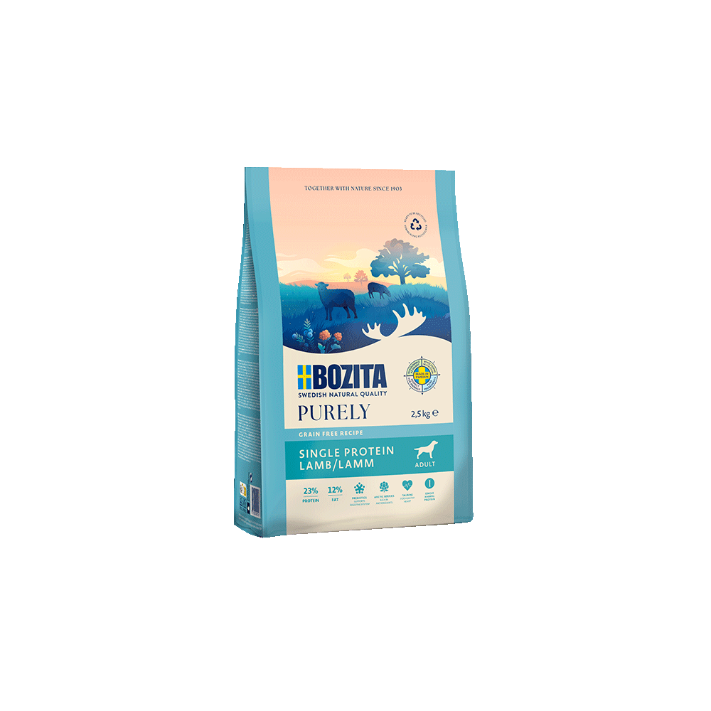 Bozita Purely Adult Grain Free Lamb koeratoit 2,5kg