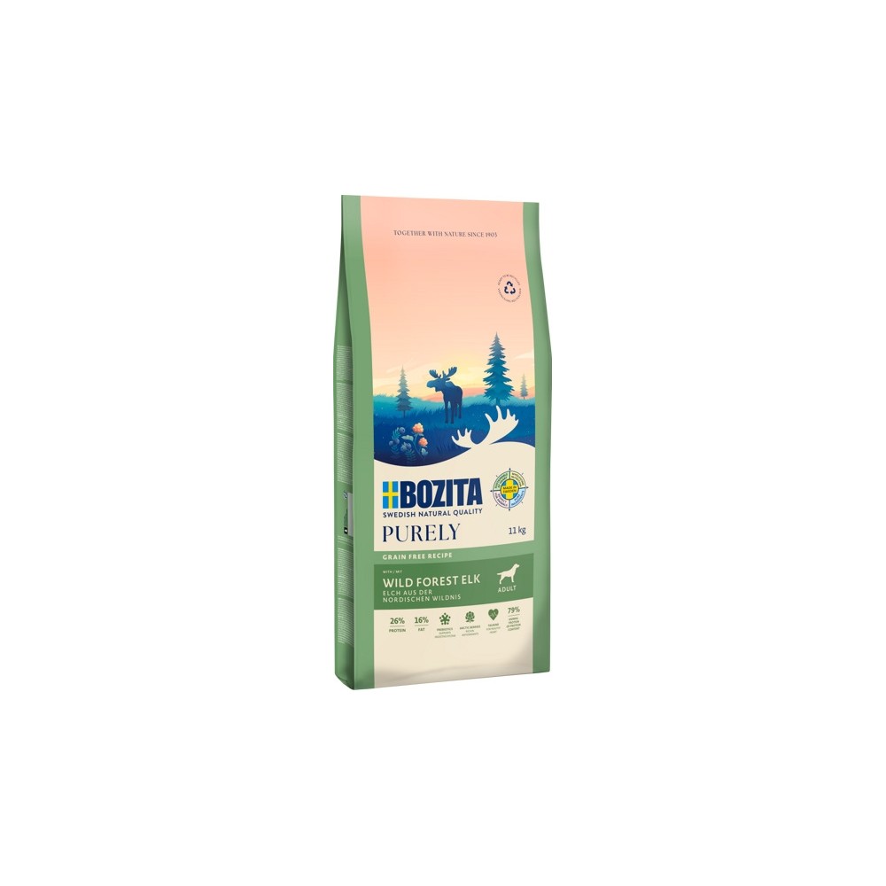 Bozita Purely Adult Grain Free Elk koeratoit 11kg
