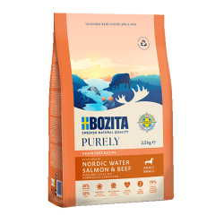 Bozita Purely Adult Small Grain Free Salmon & Beef koeratoit 7,5kg