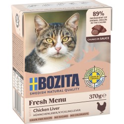 Bozita kassikonserv Chicken Liver in sauce 6x370g