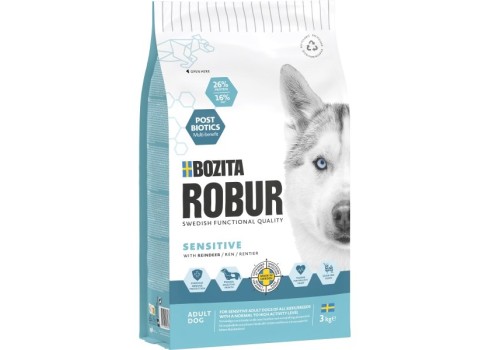 Bozita Robur Adult Sensitive Reindeer teraviljavaba koeratoit 3kg