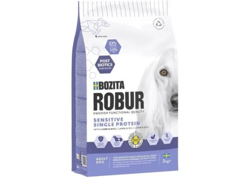 Bozita Robur Sensitive Single Protein Lamb koeratoit 3kg