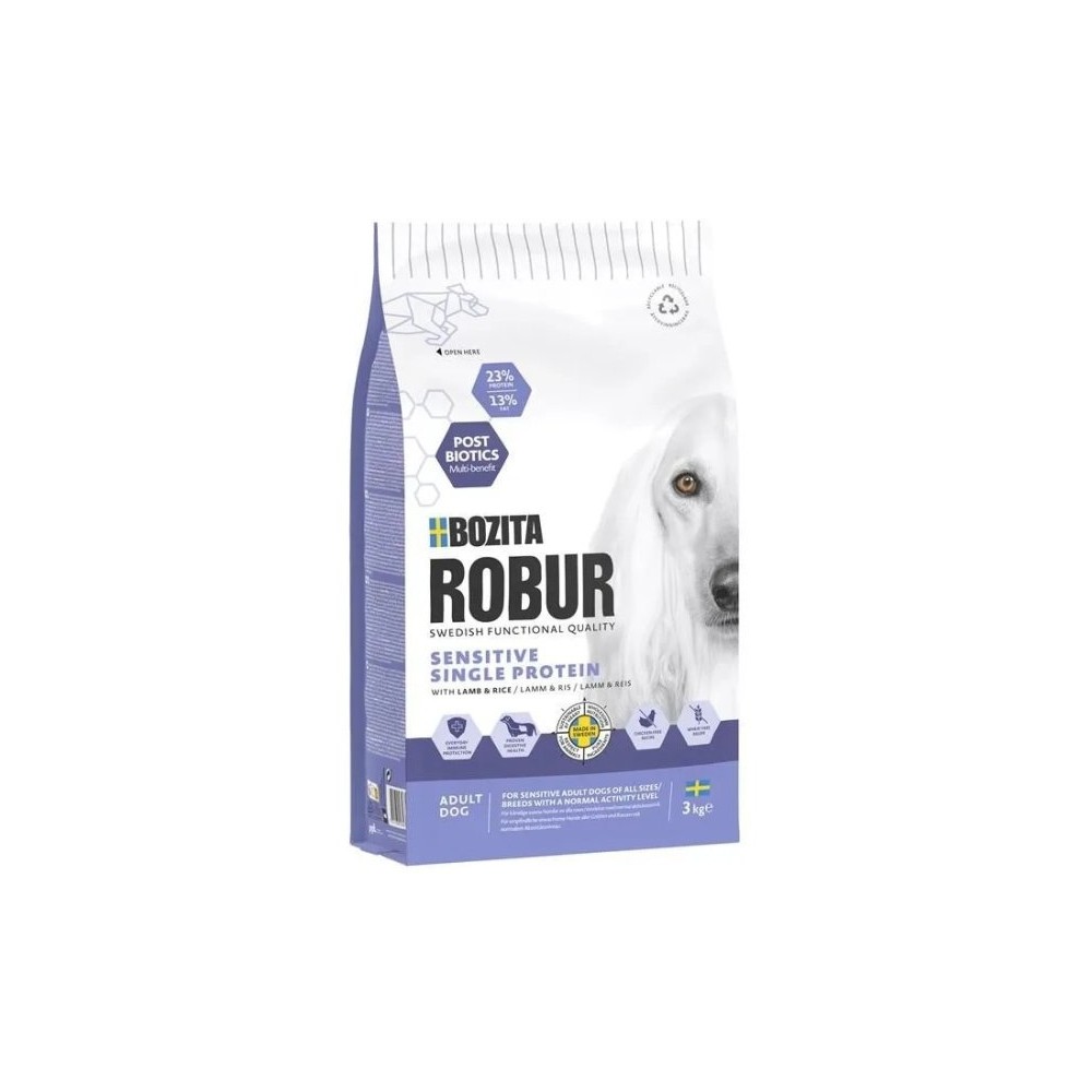 Bozita Robur Sensitive Single Protein Lamb koeratoit 3kg