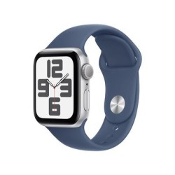 Watch SE GPS 40mm Silver Alu + Denim Sport Band - S-M