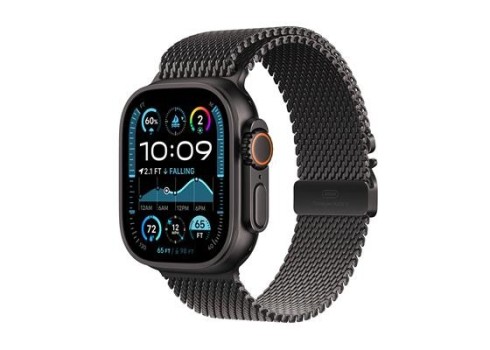 Watch Ultra 2 LTE 49mm Black Ti + Black Ti Milanese Loop - L