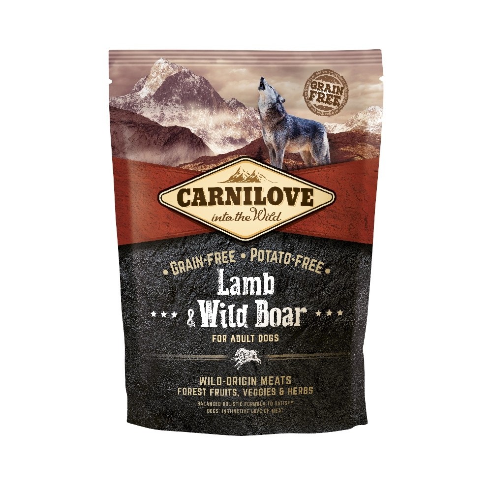 Carnilove Lamb & Wild Boar for Adult koeratoit 1,5 kg