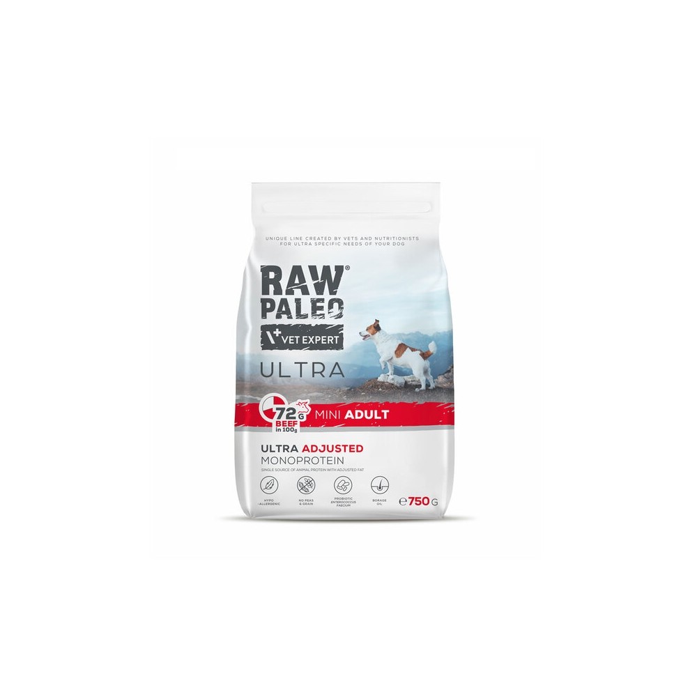 RAW PALEO KOERA TÄISSÖÖT ULTRA MINI VEIS 750G