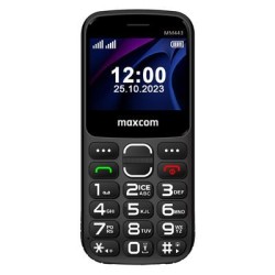Maxcom MM443 4G dokiga nuputelefon, must