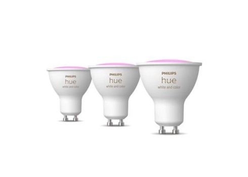 Philips Hue Colored 4.3W GU10 3pcs