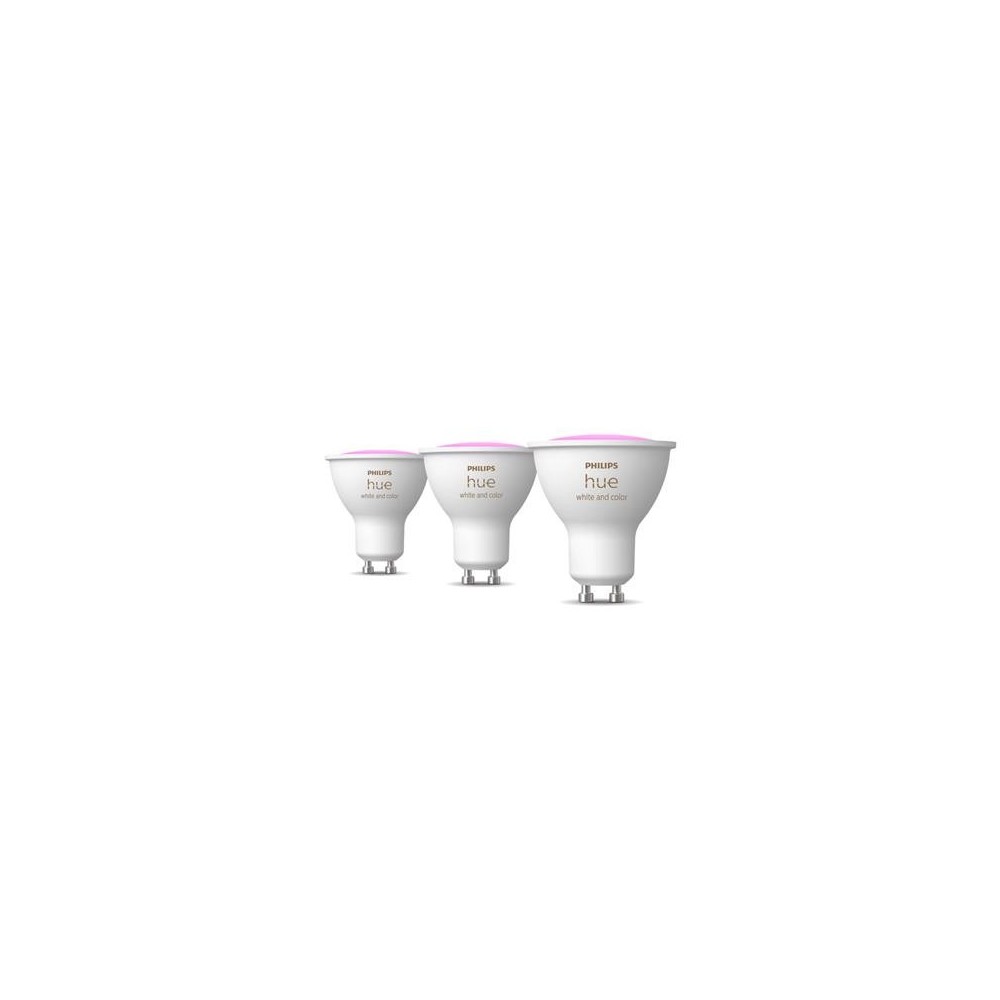 Philips Hue Colored 4.3W GU10 3pcs