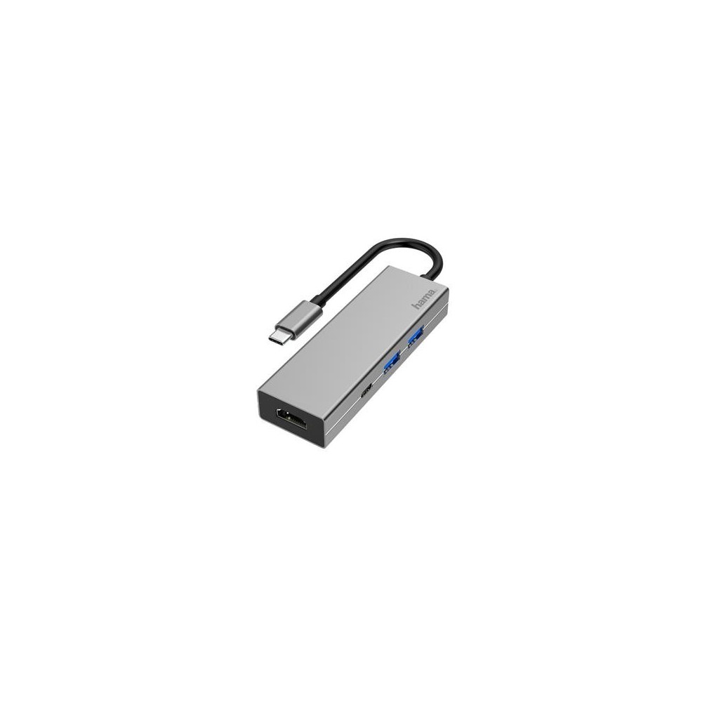 Adap. Hama USB-C pistik - 2xUSB-A-USB-C-HDMI