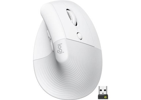 Juhtmata Hiir Logitech Lift Vertical Ergonomic, valge