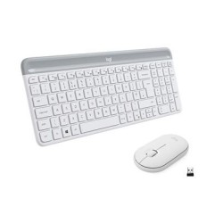 Desktop Logitech Slim Combo MK470 US W, valge