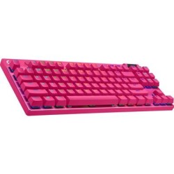 Klaviatuur Logitech Pro X TKL US W, roosa