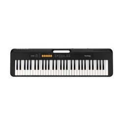 Süntesaator CASIO, 61 klahvi, must, ilma adapterita