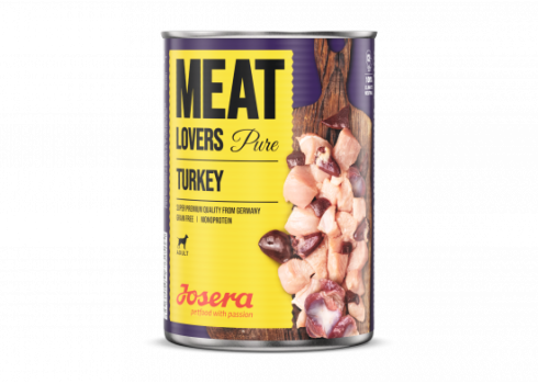 Josera Meat Lovers koeratoit puhas kalkuniliha 6x400g