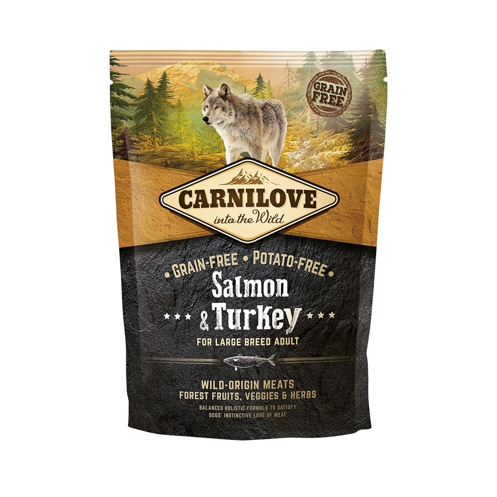 Carnilove Salmon & Turkey for Large Breed Adult koeratoit 1,5 kg