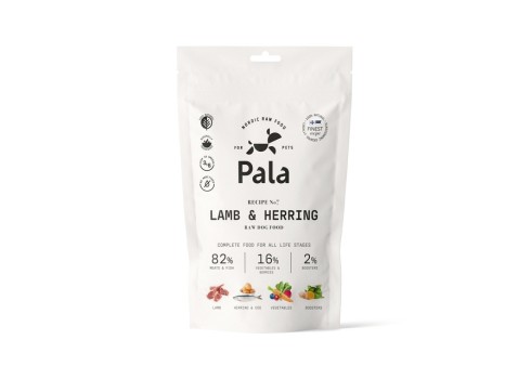 Pala koera toortoit lammas-heeringas 100 g