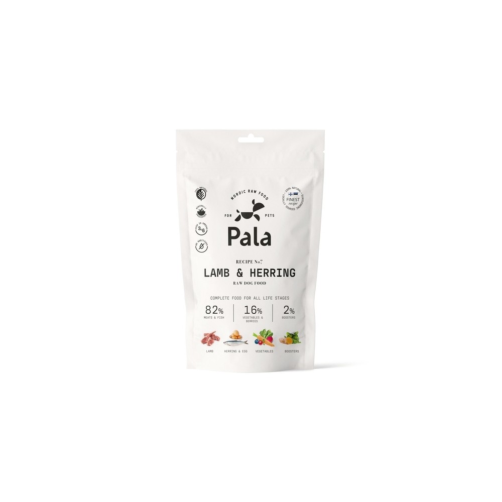 Pala koera toortoit lammas-heeringas 100 g